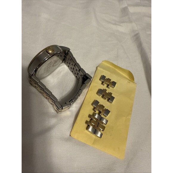 VERSUS Versace Colonne 45mm Gold/Silver Tone Stainless Steel Case,... - Picture 4 of 4